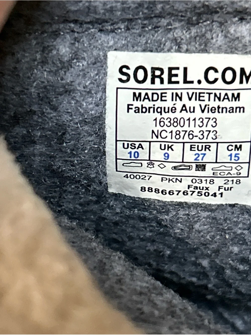 Sorel Shoes Children Sz 10 Snow Removable Lining Waterproof Winter leather